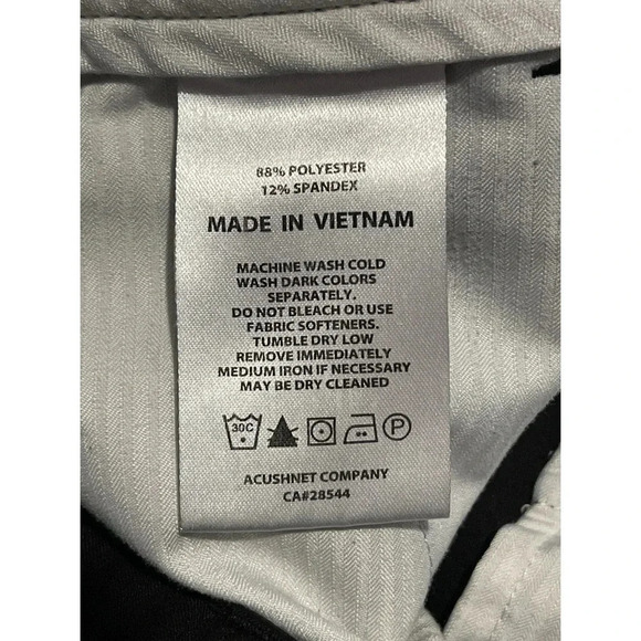 Footjoy Pants Men’s 38x30 Black Stretch Performance Sport Golf Chinos - Picture 13 of 14